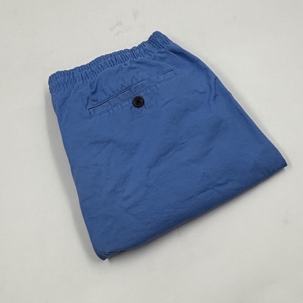 Fat Face Men's W38 L10 Blue Cotton Elastic Waist Drawstring Shorts
